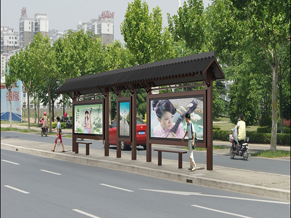 候车亭厂家浅析公交站台的建筑工艺